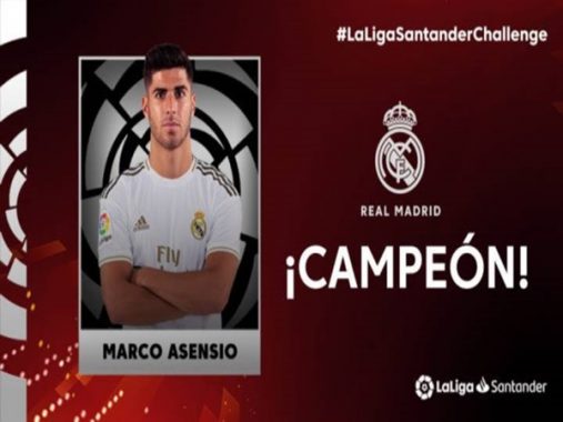 Marco Asensio mang về vinh dự cho Real trong mùa dịch