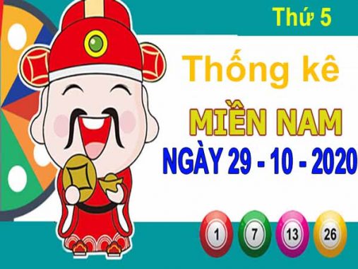 Thống kê XSMN ngày 29/10/2020 – thống kê KQXSMN thứ 5 hôm nay