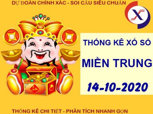 Thống kê kết quả xổ số Miền Trung thứ 4 ngày 14-10-2020
