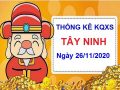 Thống kê XSTN ngày 26/11/2020 – Thống kê chi tiết xổ số Tây Ninh hôm nay