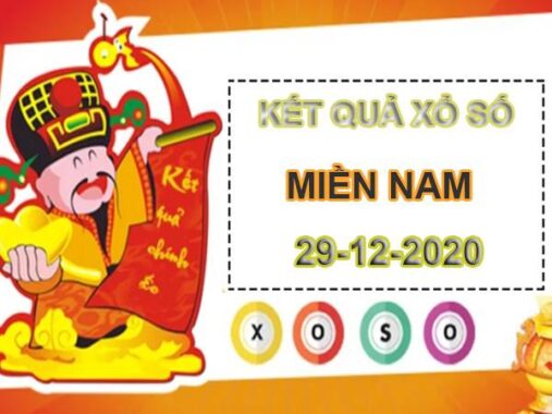 Thống kê xổ số Miền Nam thứ 3 ngày 29/12/2020