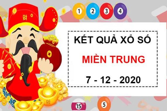 Thống kê kết quả xs Miền Trung thứ 2 ngày 7/12/2020