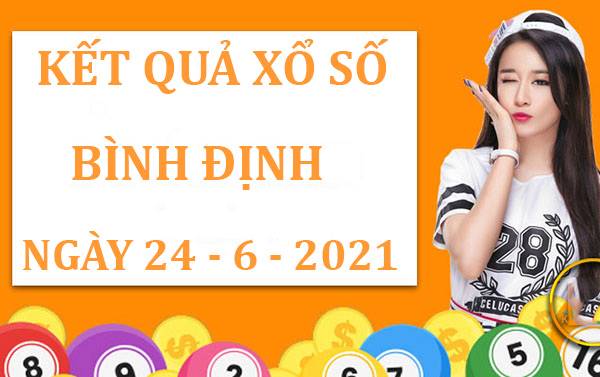 Thống kê xổ số Bình Định thứ 5 ngày 24/6/2021