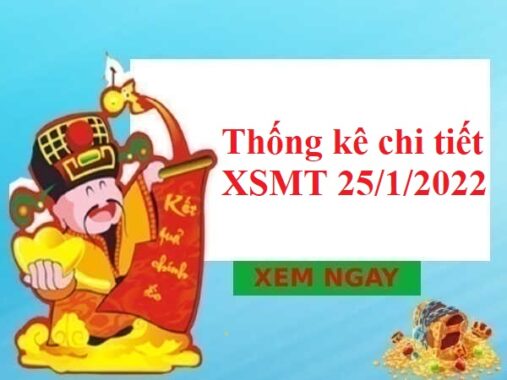 Thống kê chi tiết KQXSMT 25/1/2022 hôm nay