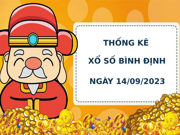 Thống kê thống kê xổ số Bình Định 14/9/2023