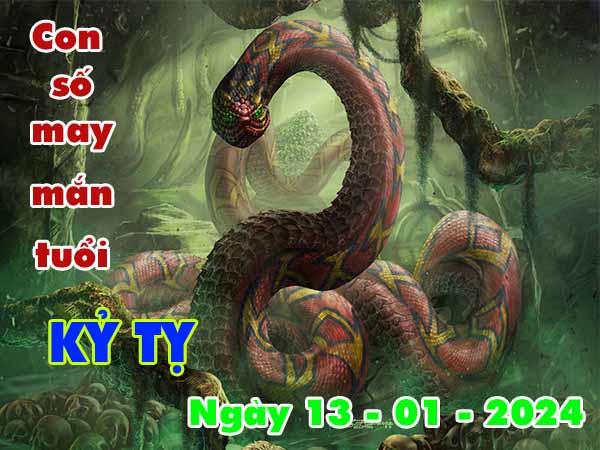 Thống kê con số may mắn tuổi Kỷ Tỵ ngày 13/1/2024