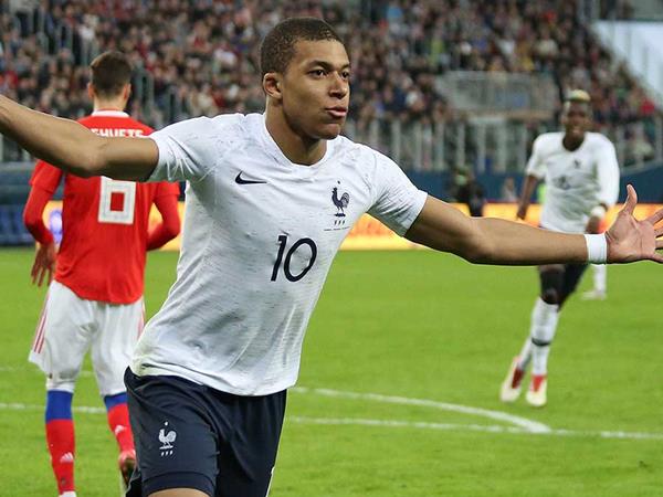 Mbappe áo số mấy tại đội tuyển Pháp