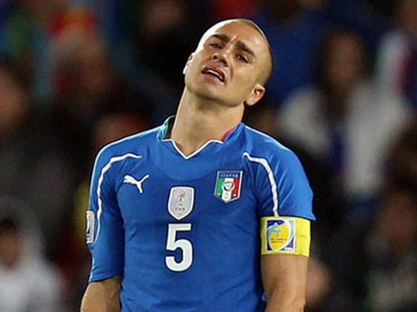 Số áo Cannavaro đã mang tại đội tuyển quốc gia