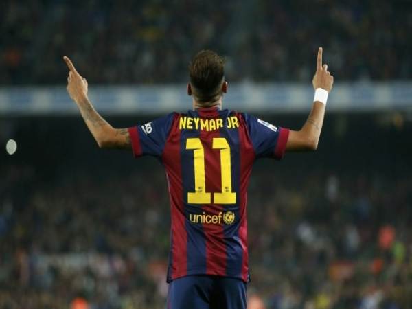 Neymar trong màu áo CLB Barcelona