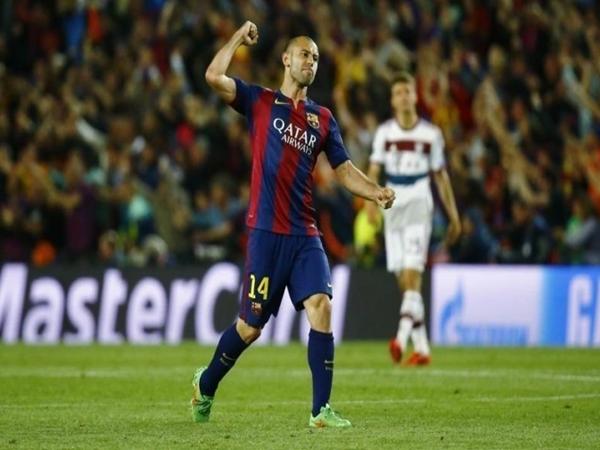 Hậu vệ Barca avier Mascherano